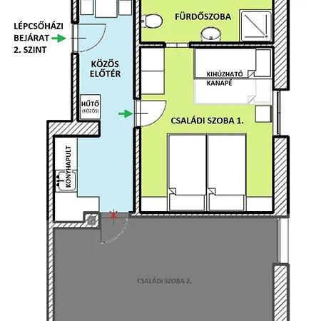Aranypart 49-51 Appartamento *