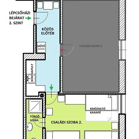 Aranypart 49-51 Apartment *
